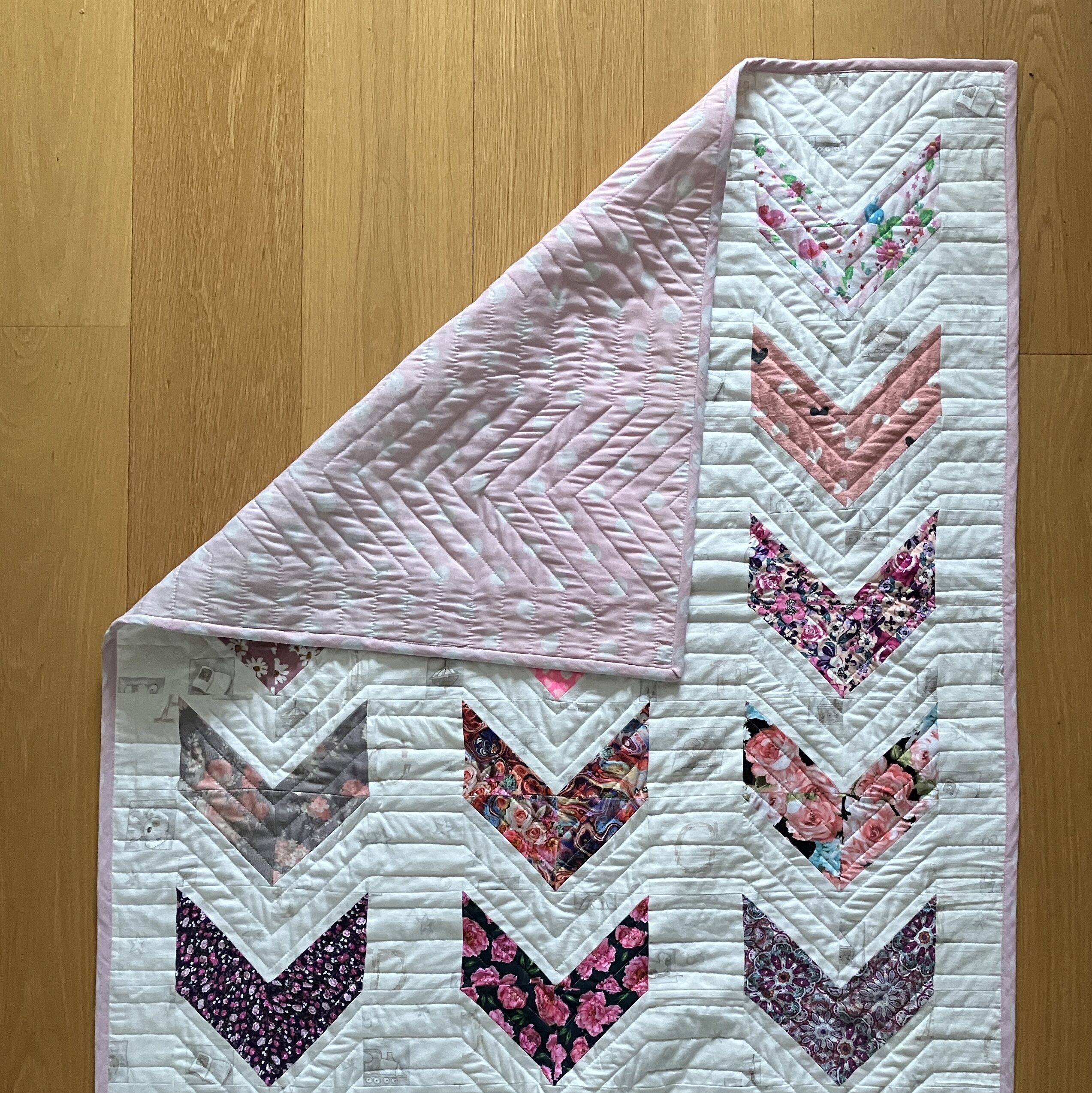 Deken vol herinneringen aan de baby- en kindertijd.